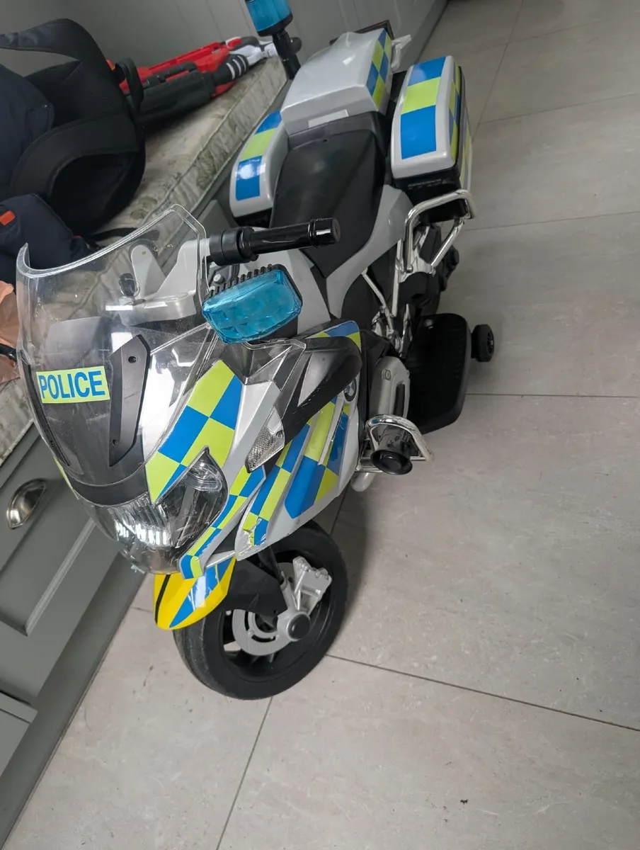 toy electric police bike