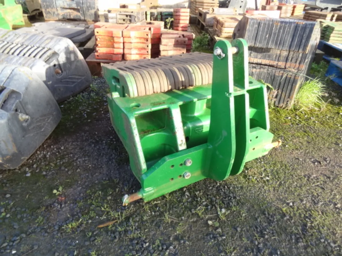 JD John Deere Tractor Weights slices 50kg - Image 3