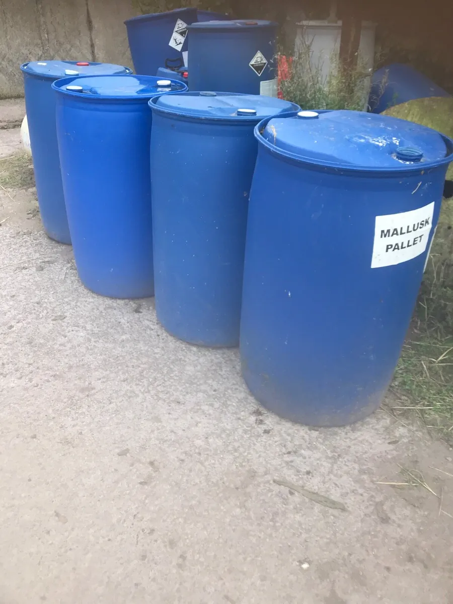 Blue barrels