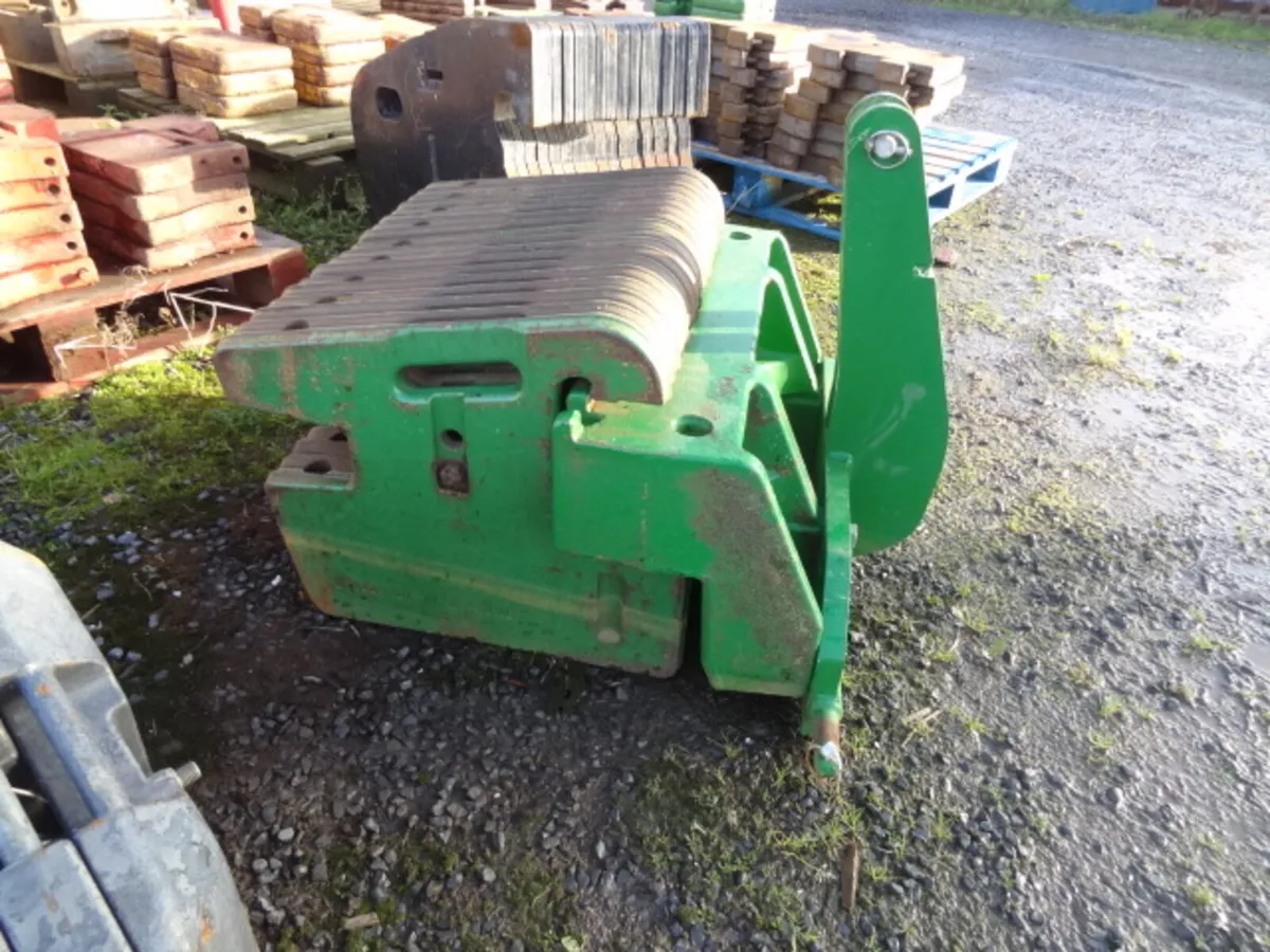 JD John Deere Tractor Weights slices 50kg - Image 2