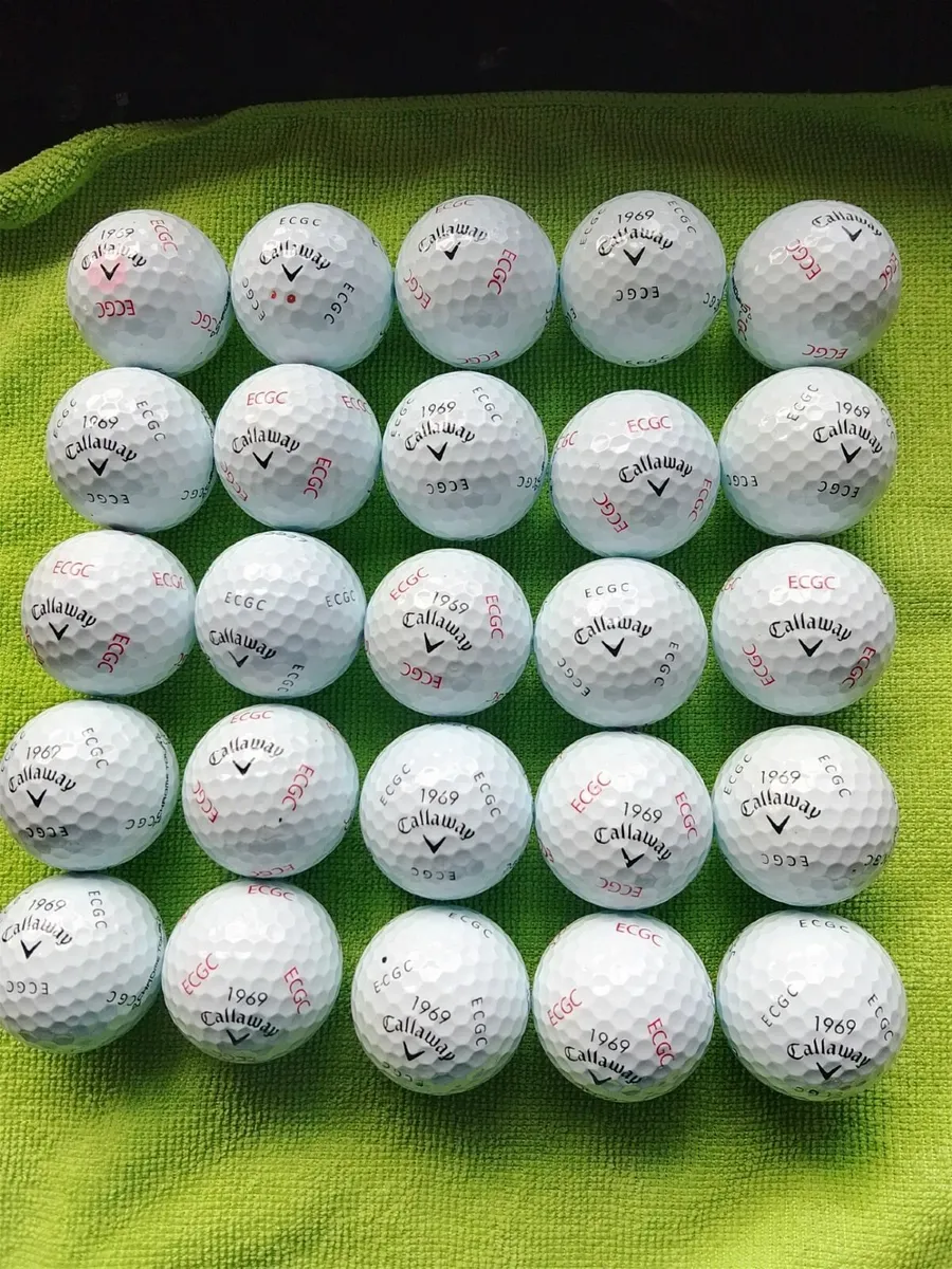 JJ'S CORK GOLF BALLS - CALLAWAY CHROME TOUR BALLS - Image 1
