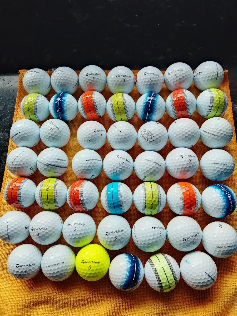 JJ'S CORK GOLF BALLS - TAYLORMADE TOUR RESPONSE - Image 1