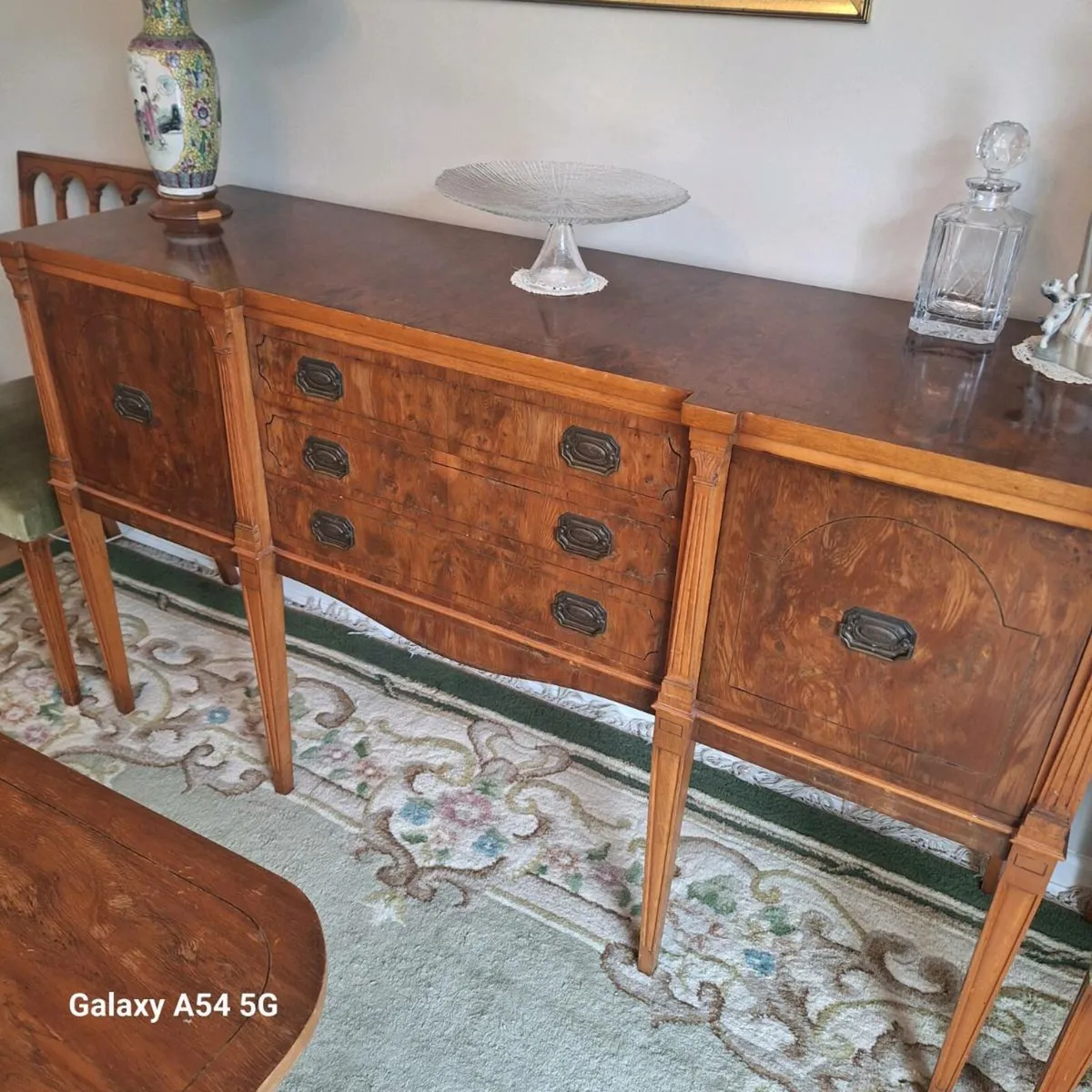 Dining table chairs and sideboard - Image 4