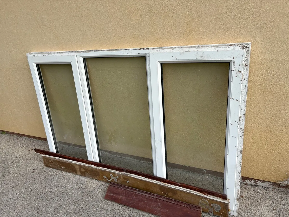 PVC window white