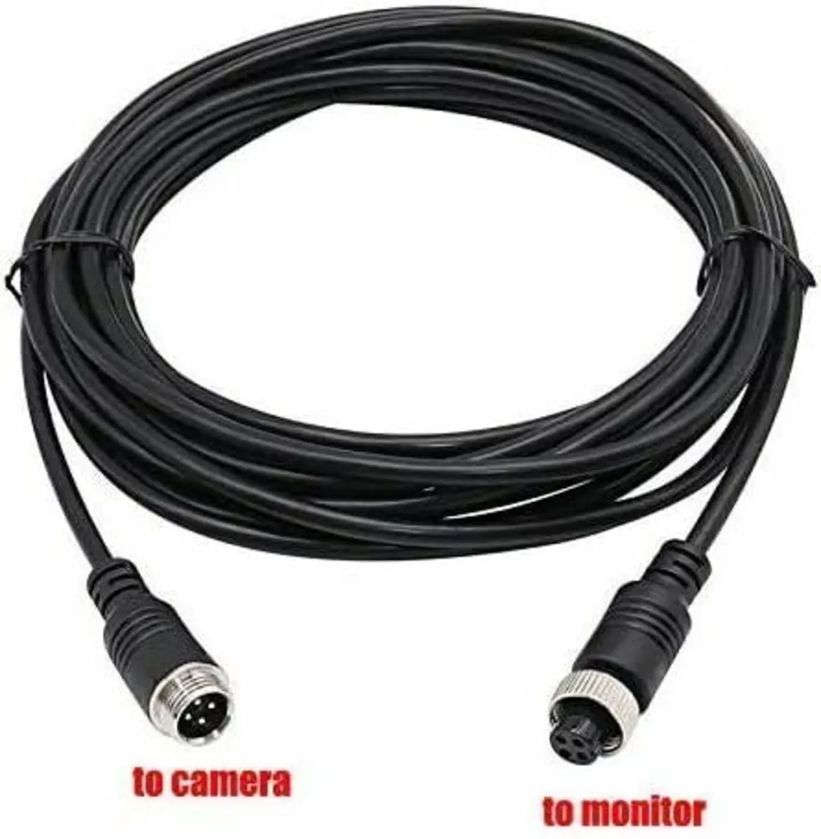 10M Car Video 4-Pin Aviation Extension Cable Water