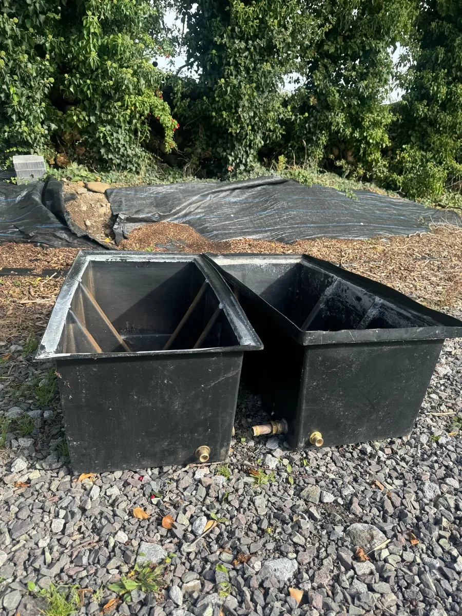 Cold Water Storage Tanks x3,idea for animal trough - Image 1