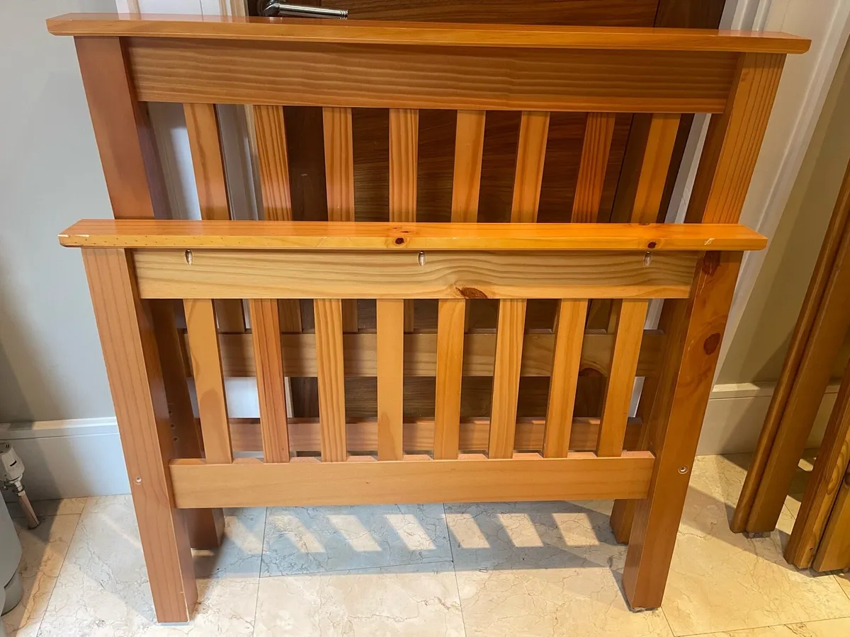 Gorgeous High Quality Wooden Single Bed - Deliver - Image 1