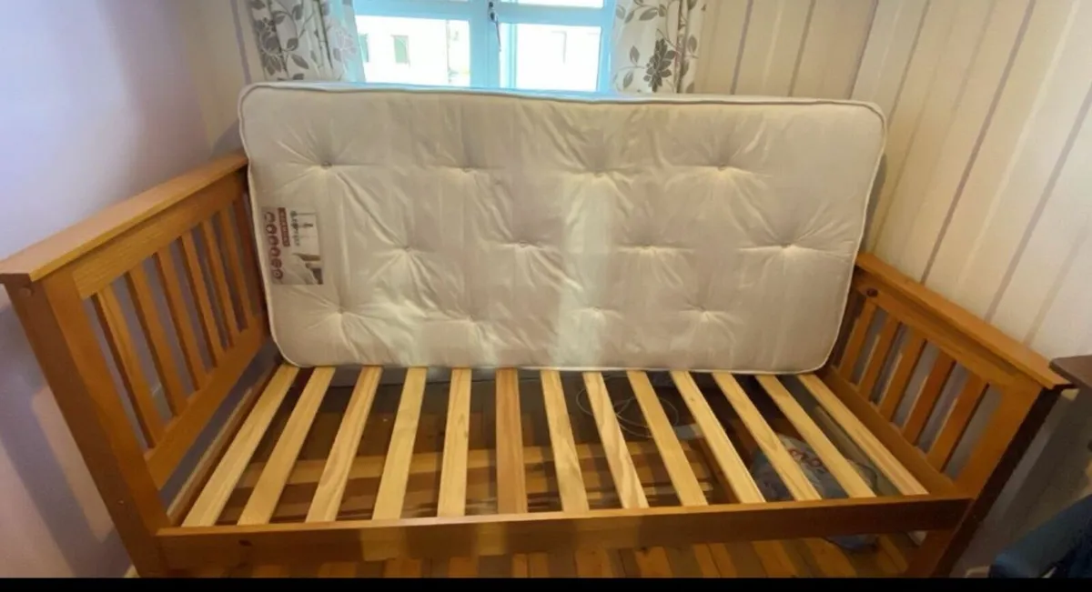 Gorgeous High Quality Wooden Single Bed - Deliver - Image 2