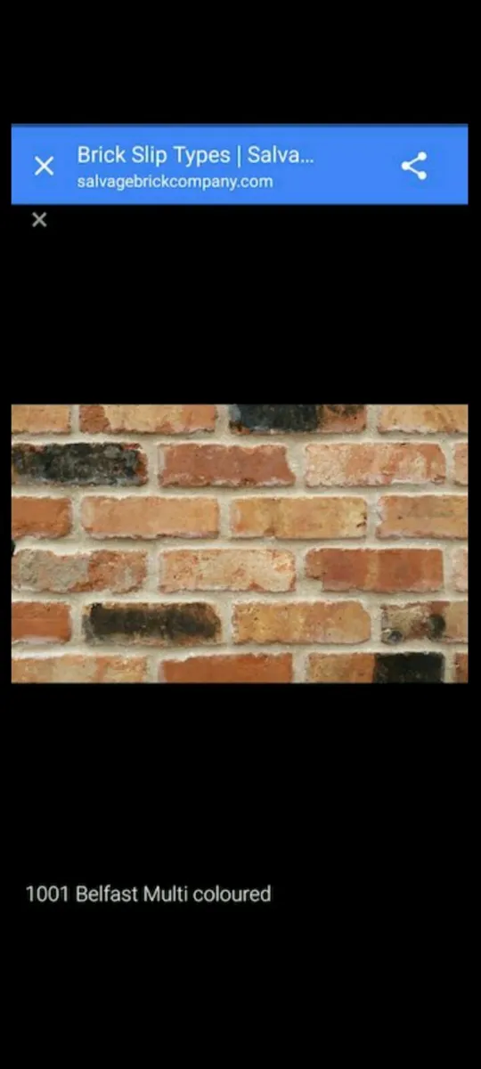 ☆☆Genuine reclaimed brick slips ☆☆ - Image 1