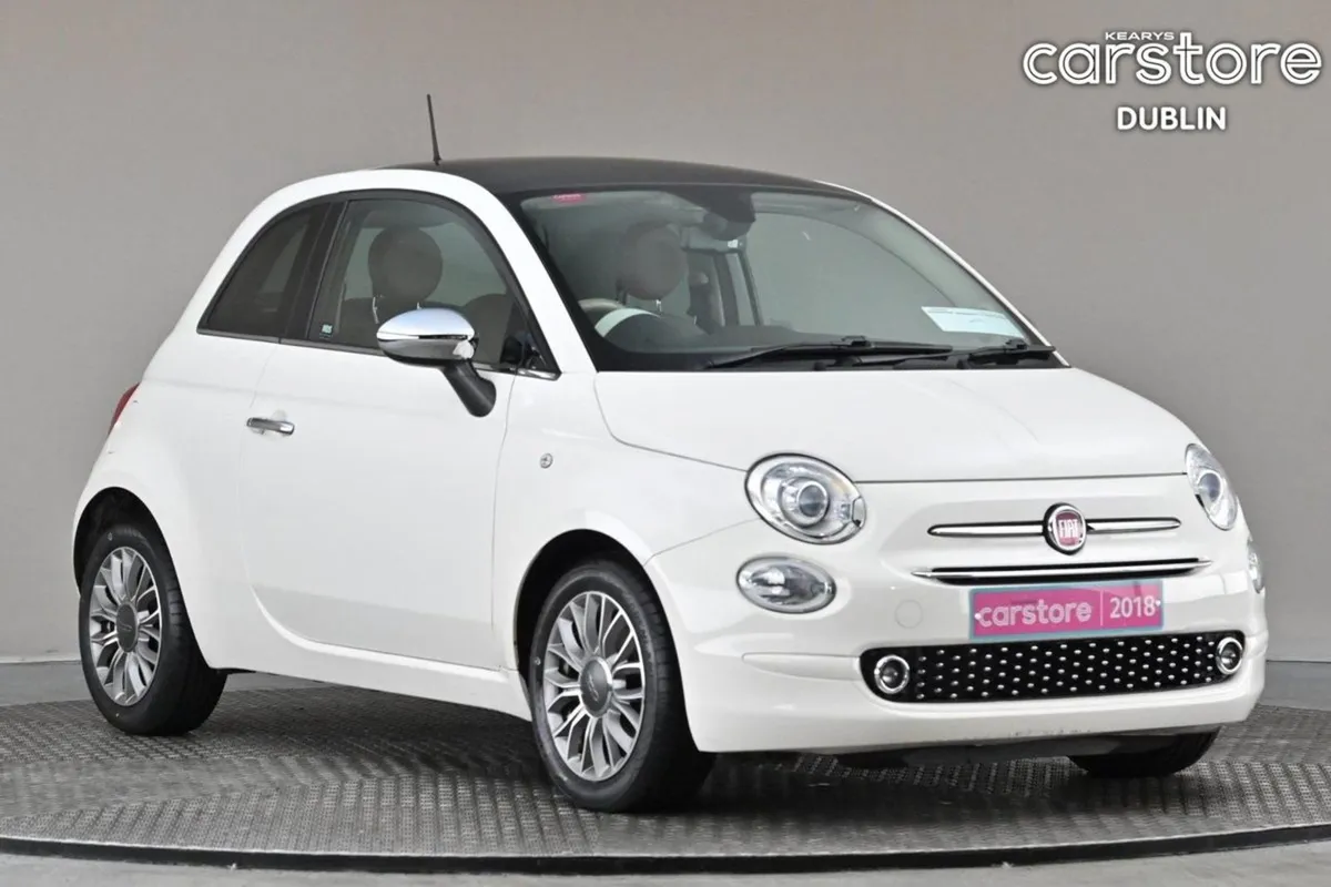 Fiat 500 1.2 Auto  brown Leather glass Roof - Image 1