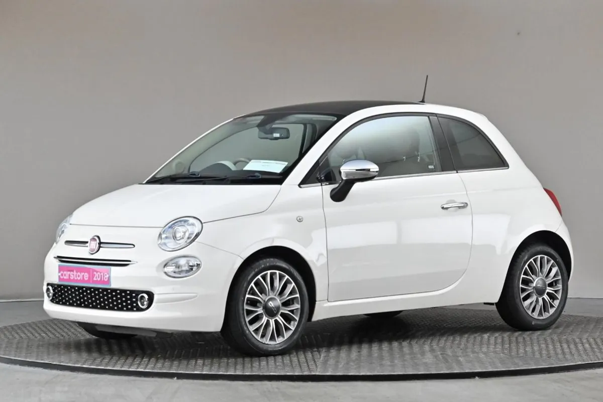 Fiat 500 1.2 Auto  brown Leather glass Roof - Image 4