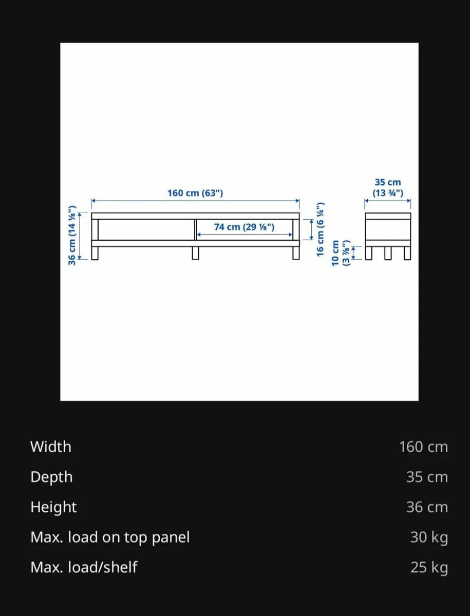 Ikea Tv unit - Image 2