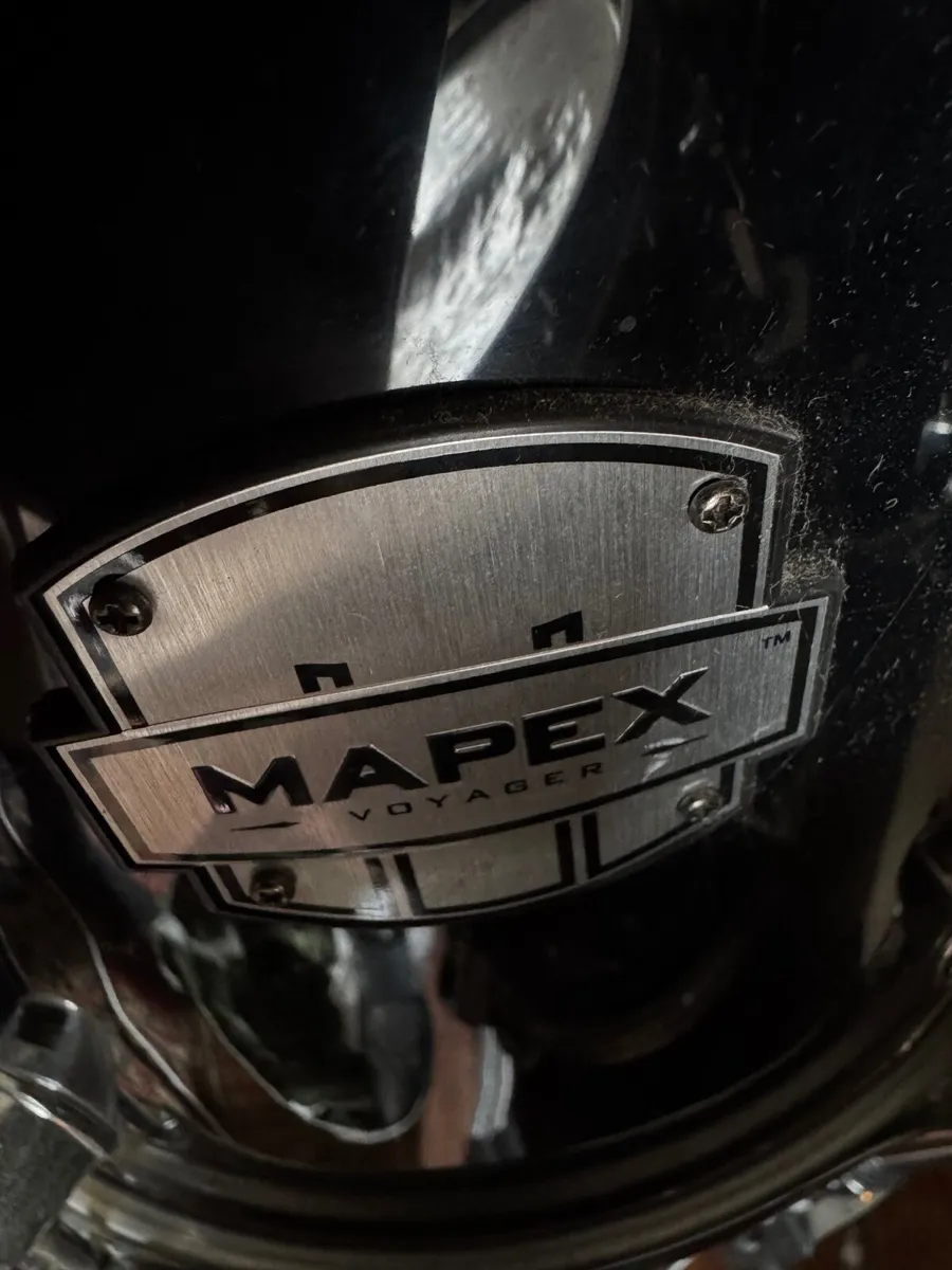 Mapex voyager double bass drum set and accessories - Image 1