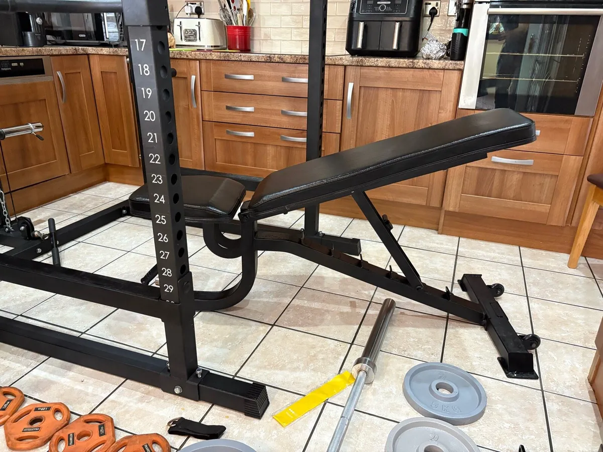HEAVY PROFESSIONAL GYM POWER RACK WEIGHTS SET!!! - Image 3