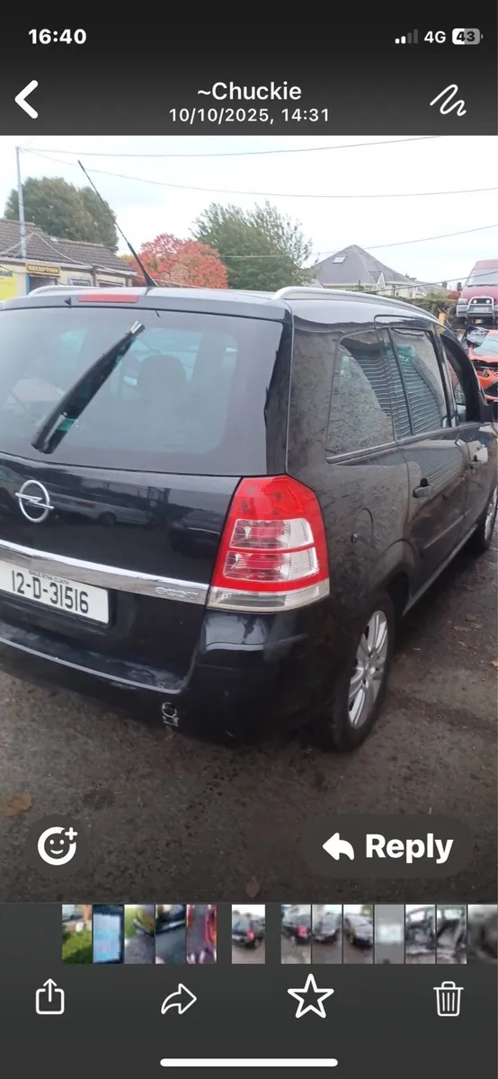 Opel zafira 2012 7 seater - Image 4