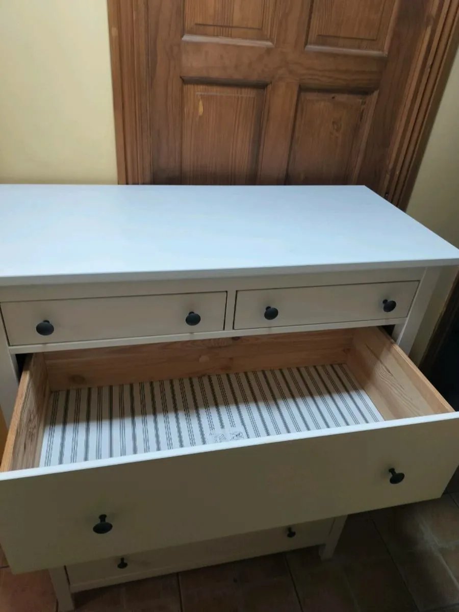 Chest of 6 drawers Hemnes white - Image 3