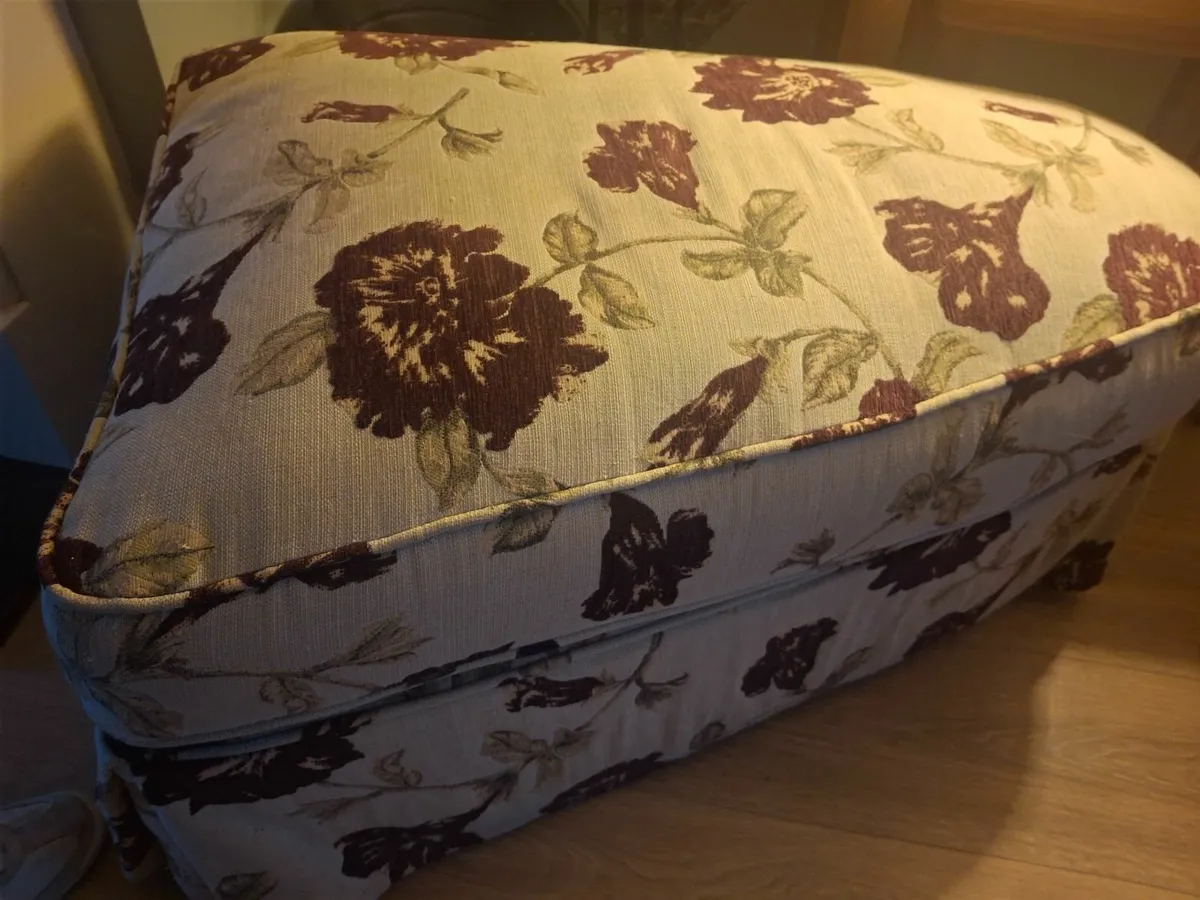Couch, chair and footstool - Image 2