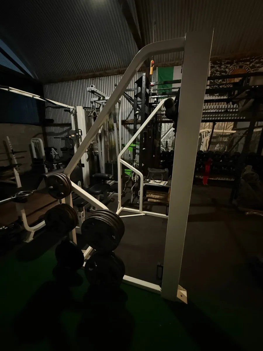 Cybex Smith Machine with 10 Plate Storage Hooks - Image 3