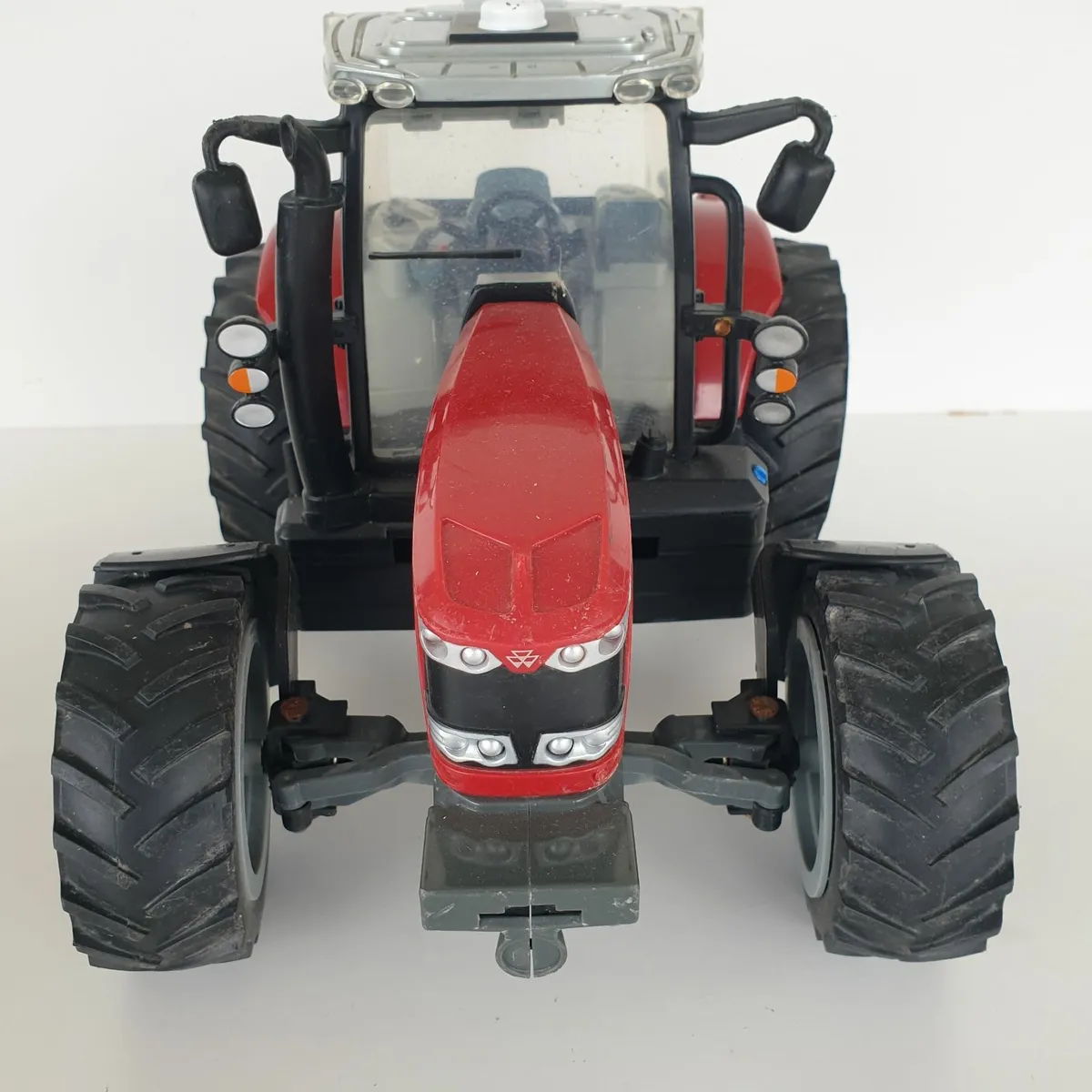 Britains large farm tractor and horse box - Image 4