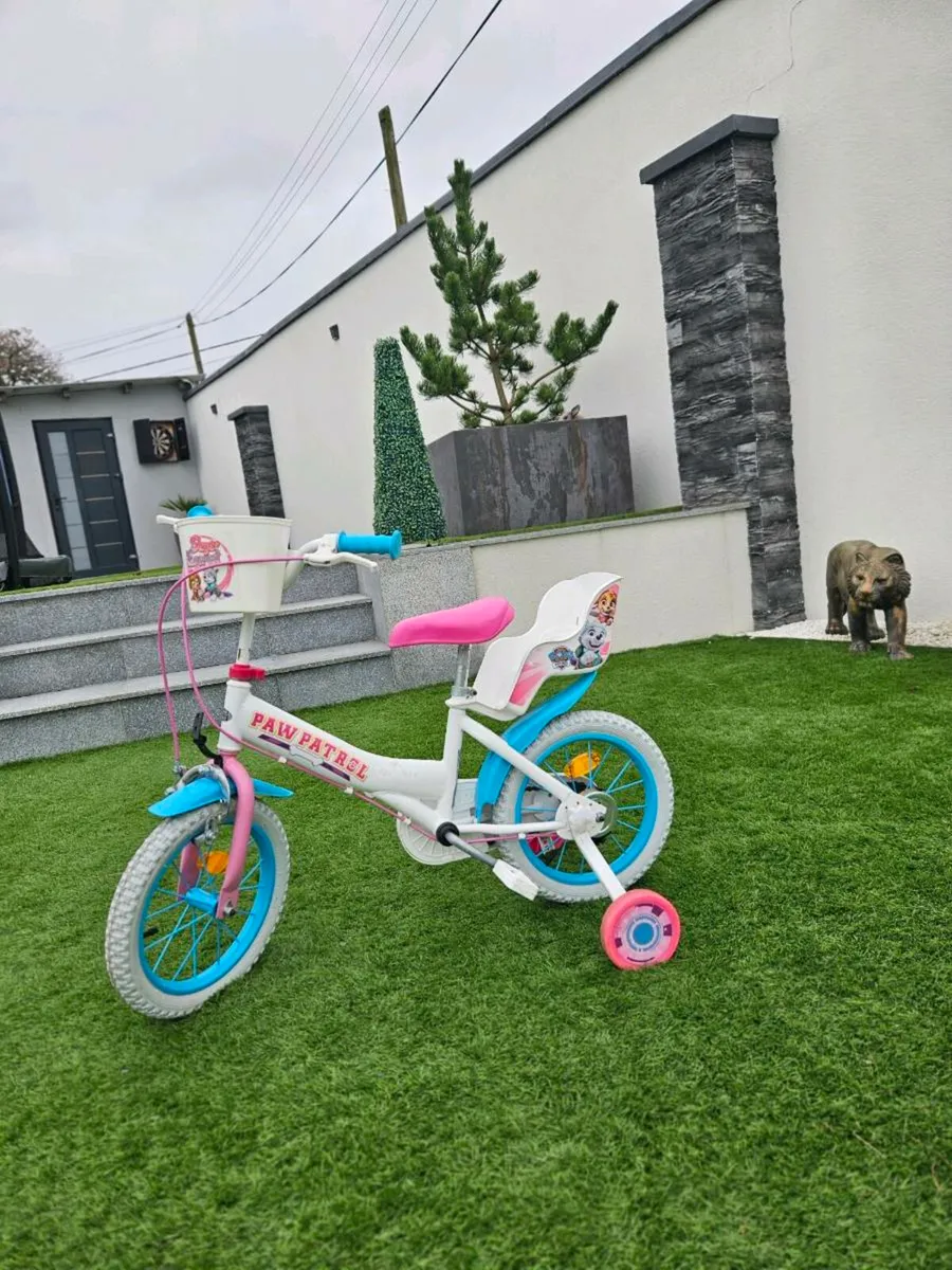 Kids bike bicycle 14" paw patrol - Image 1