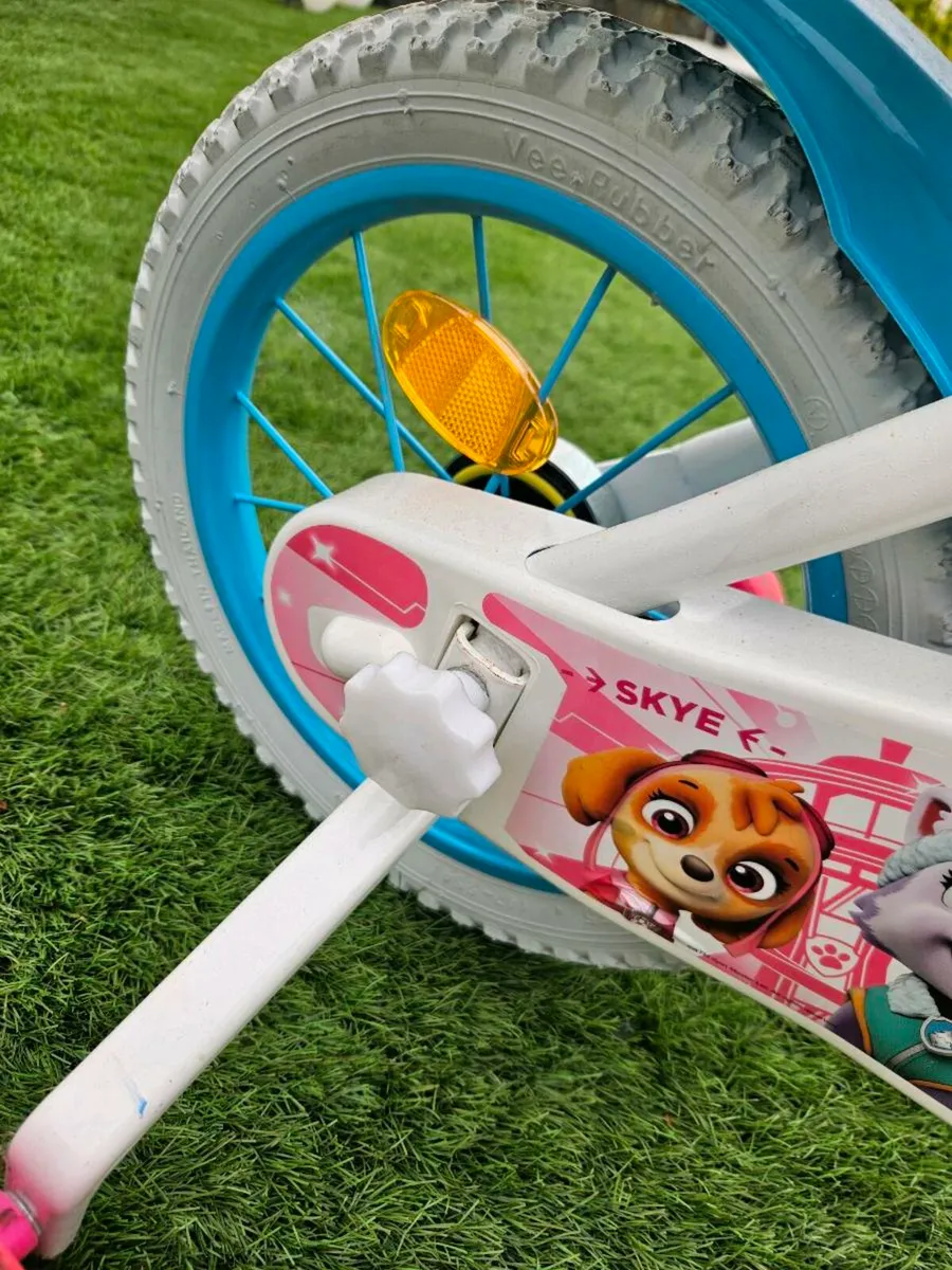 Kids bike bicycle 14" paw patrol - Image 4