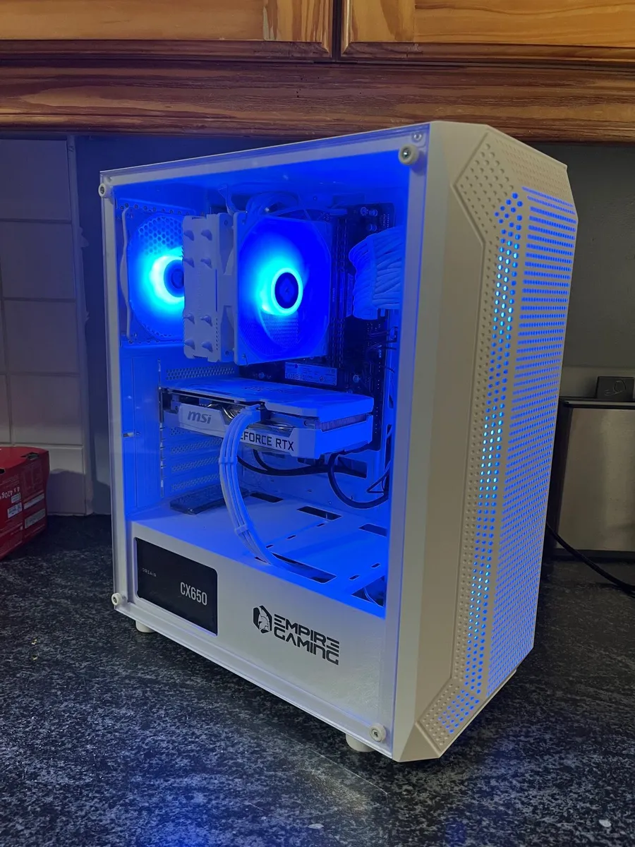 ALL WHITE budget Gaming pc - Image 1