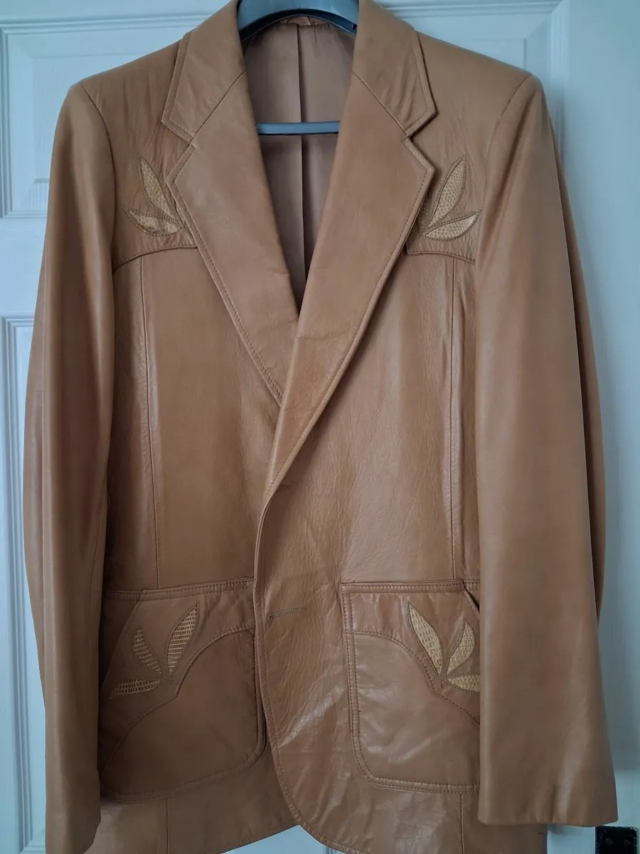 Leather Jacket and shirt - Image 1