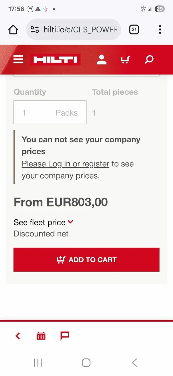 HILTI TE16 -C/warranty /receipt - Image 3