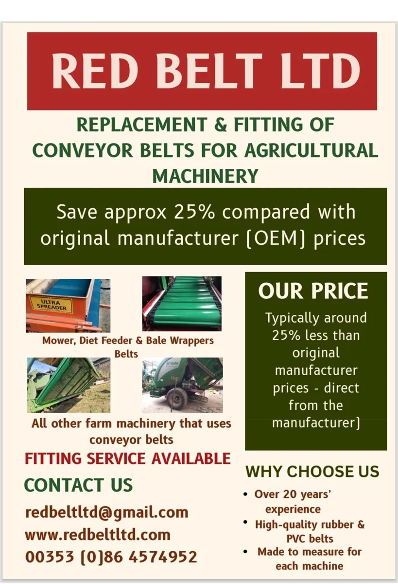 Replacement belts