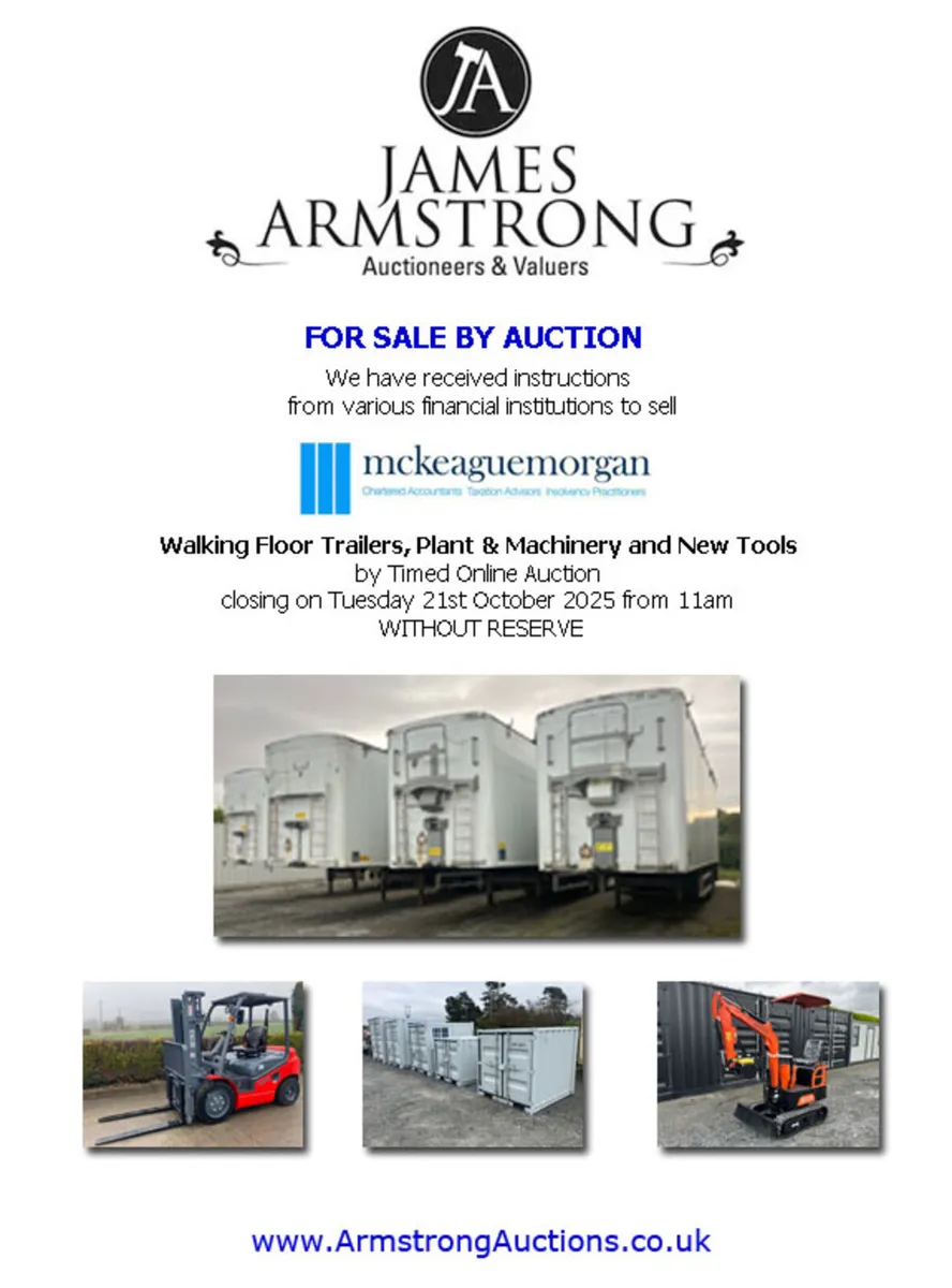 Timed Online Auction **Tuesday 21stOctober** - Image 1