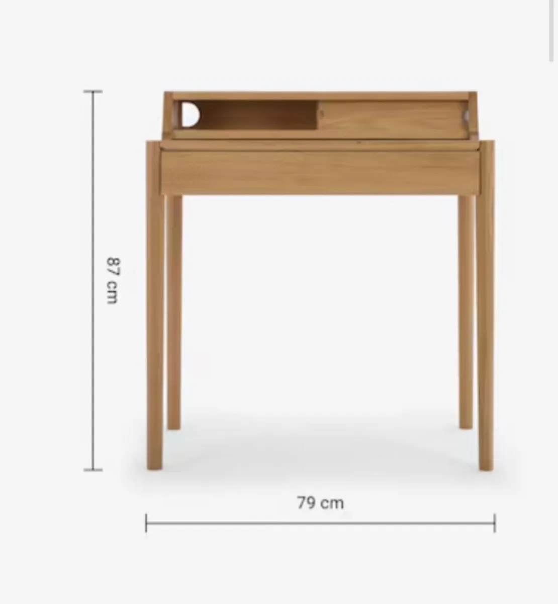 Oak Office Desk - Image 3
