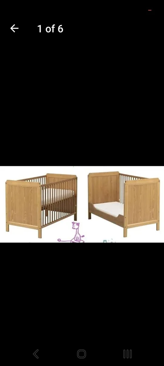 Ikea cot bed - Image 1