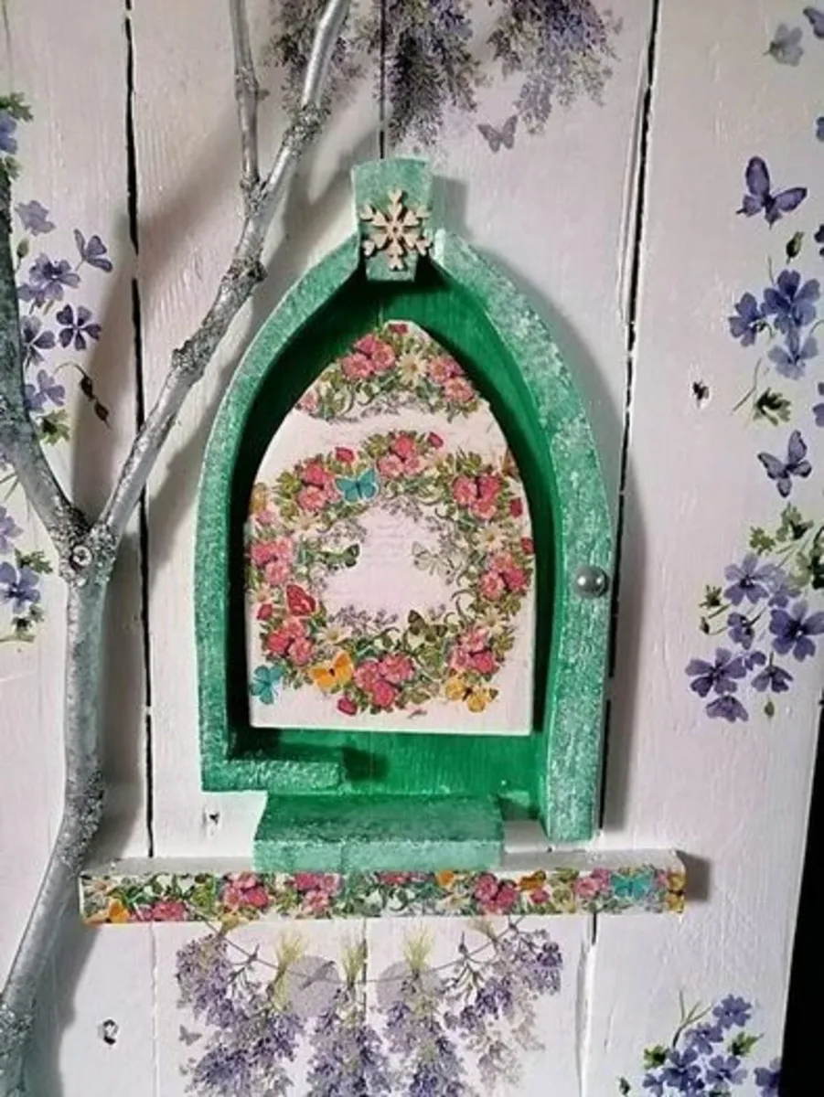 Handcrafted Whimsical Fairy Door – One of a Kind - Image 2
