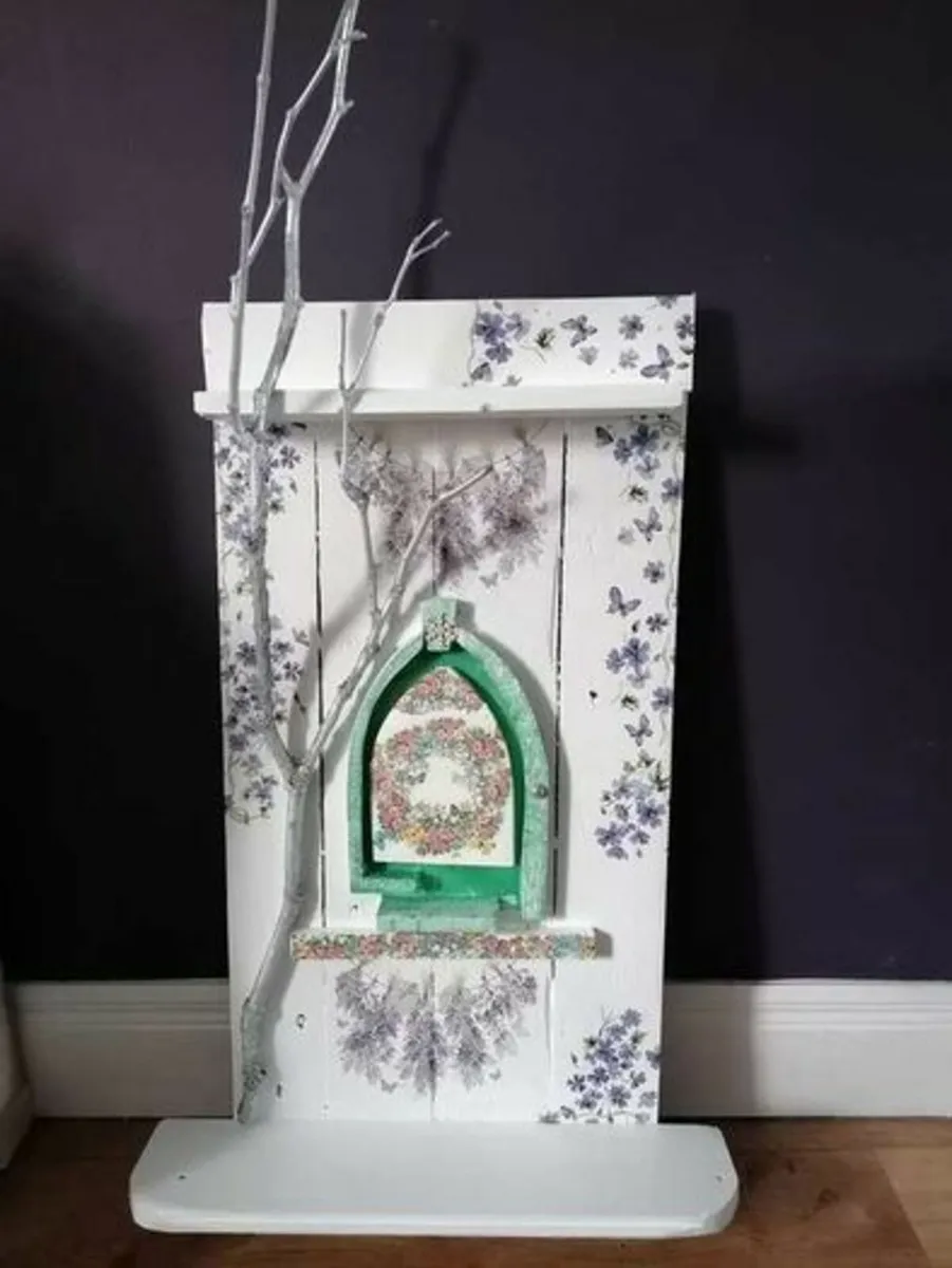 Handcrafted Whimsical Fairy Door – One of a Kind - Image 4