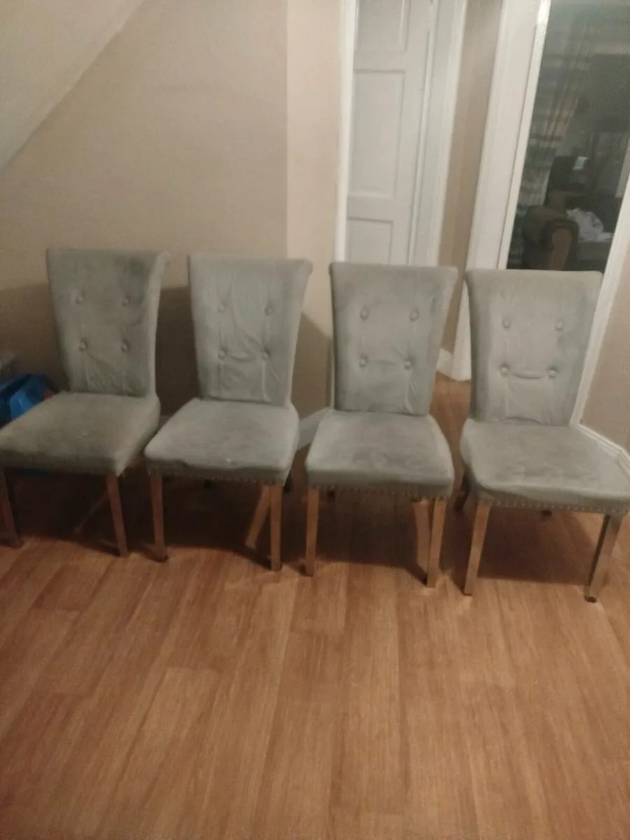 4 kitchen chairs - Image 1