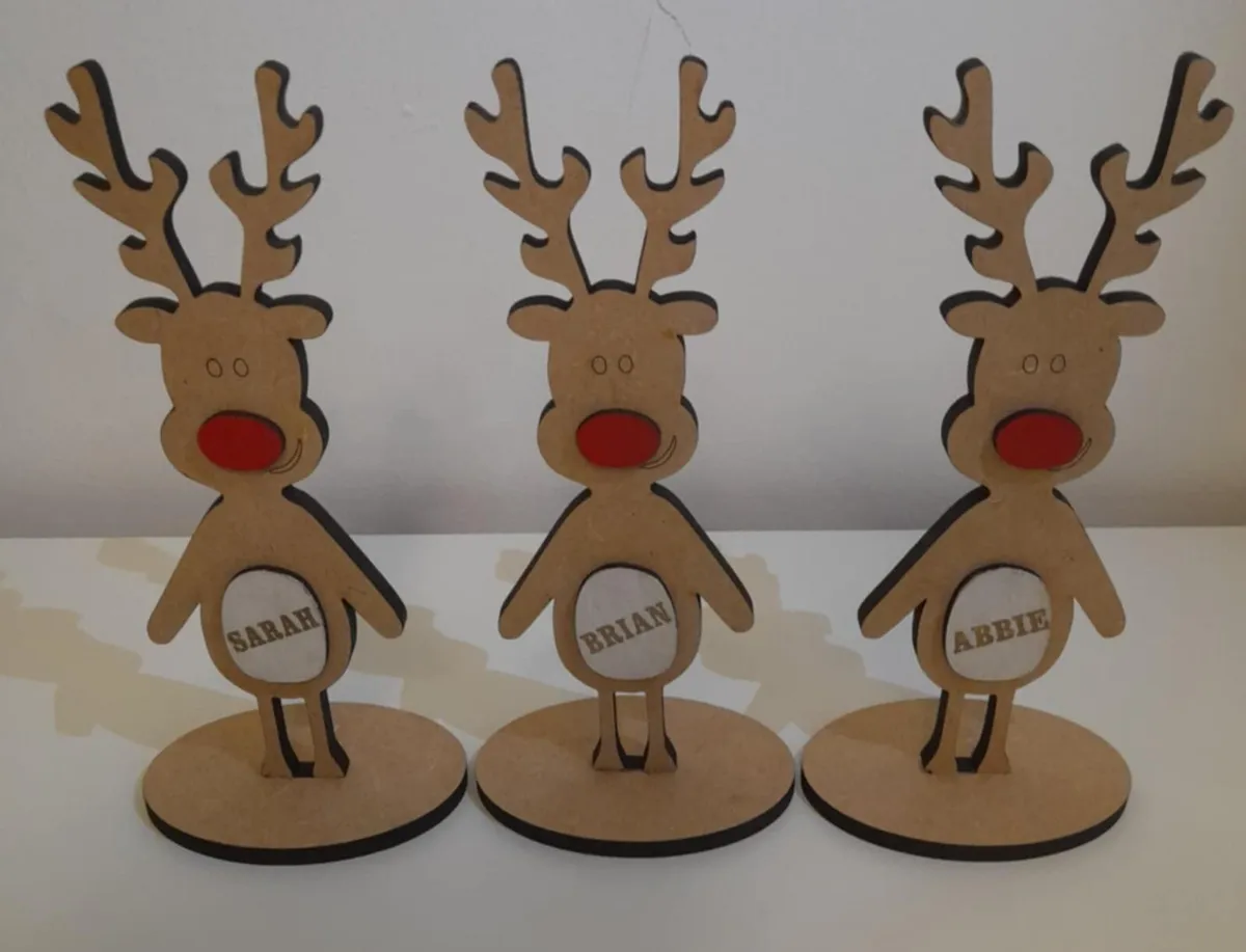 Custom laser cut wood engravings. Perfect for name - Image 1