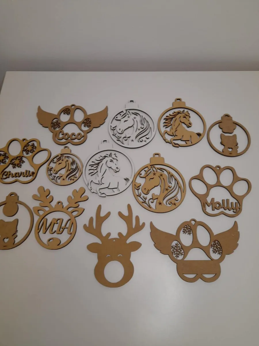 Custom laser cut wood engravings. Perfect for name - Image 3