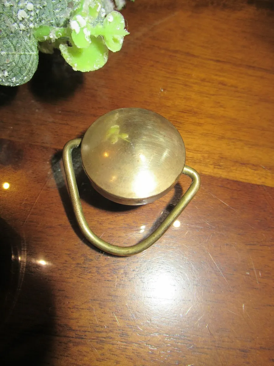 antique copper brass flask vintage pub whiskey - Image 4