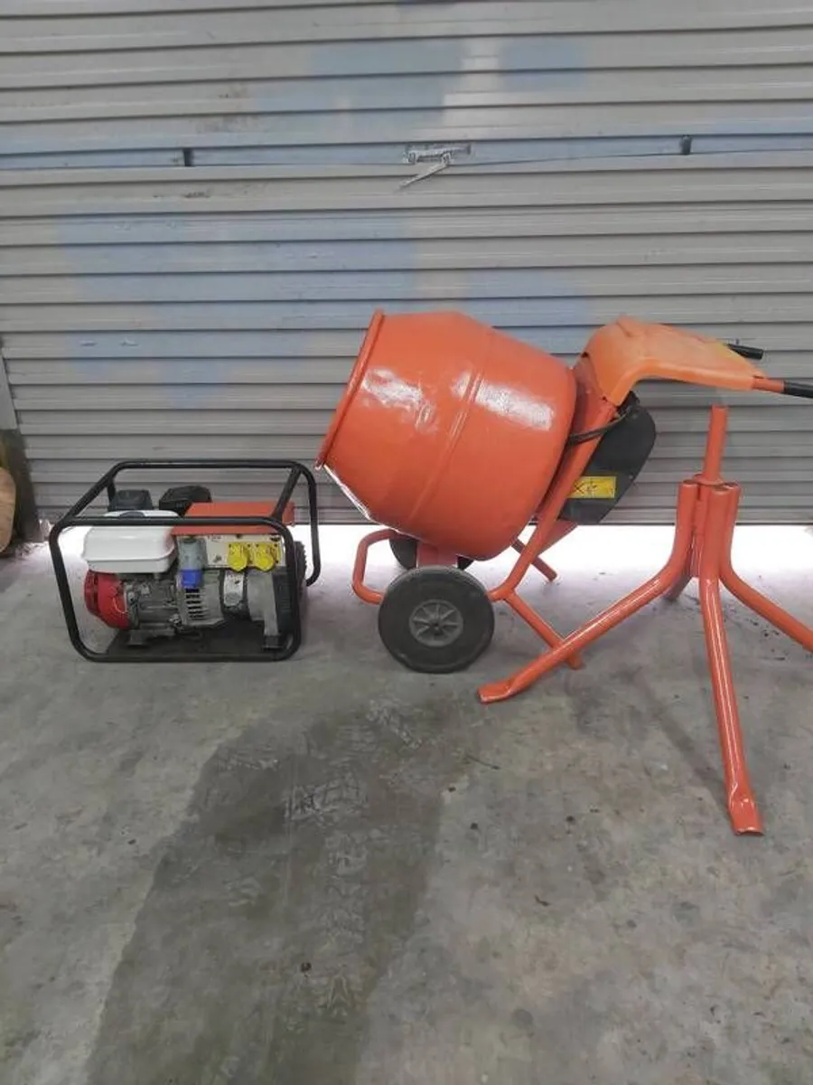 Belle Cement Mixer + Belle Generator - Image 1