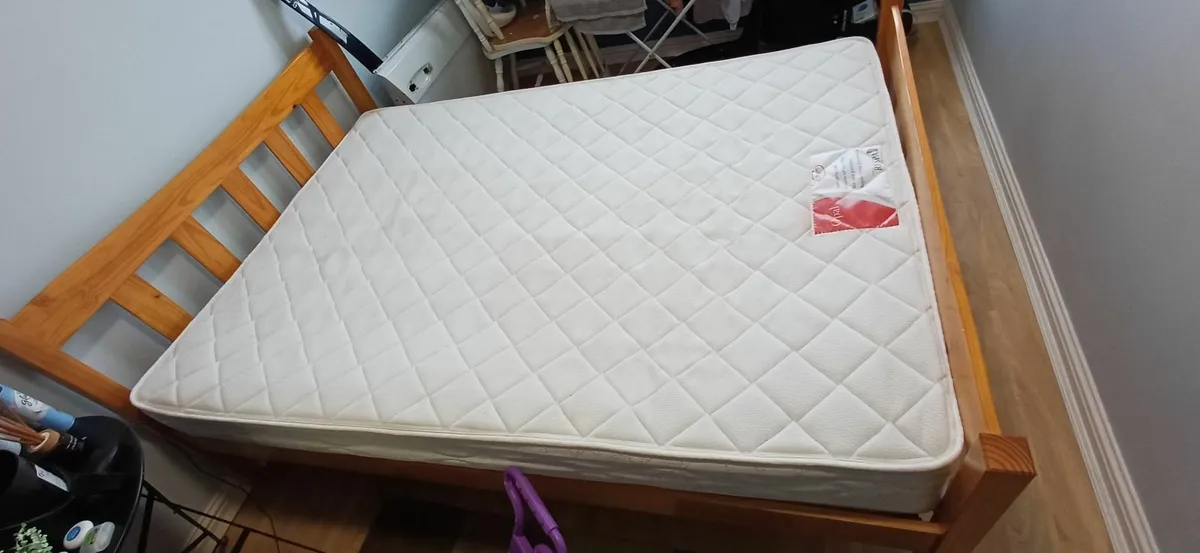 Bed frame and mattress - Image 2