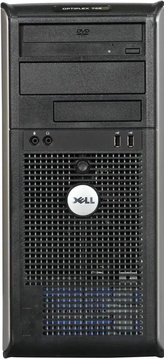 Dell Optiplex Computer and Screen - Image 1