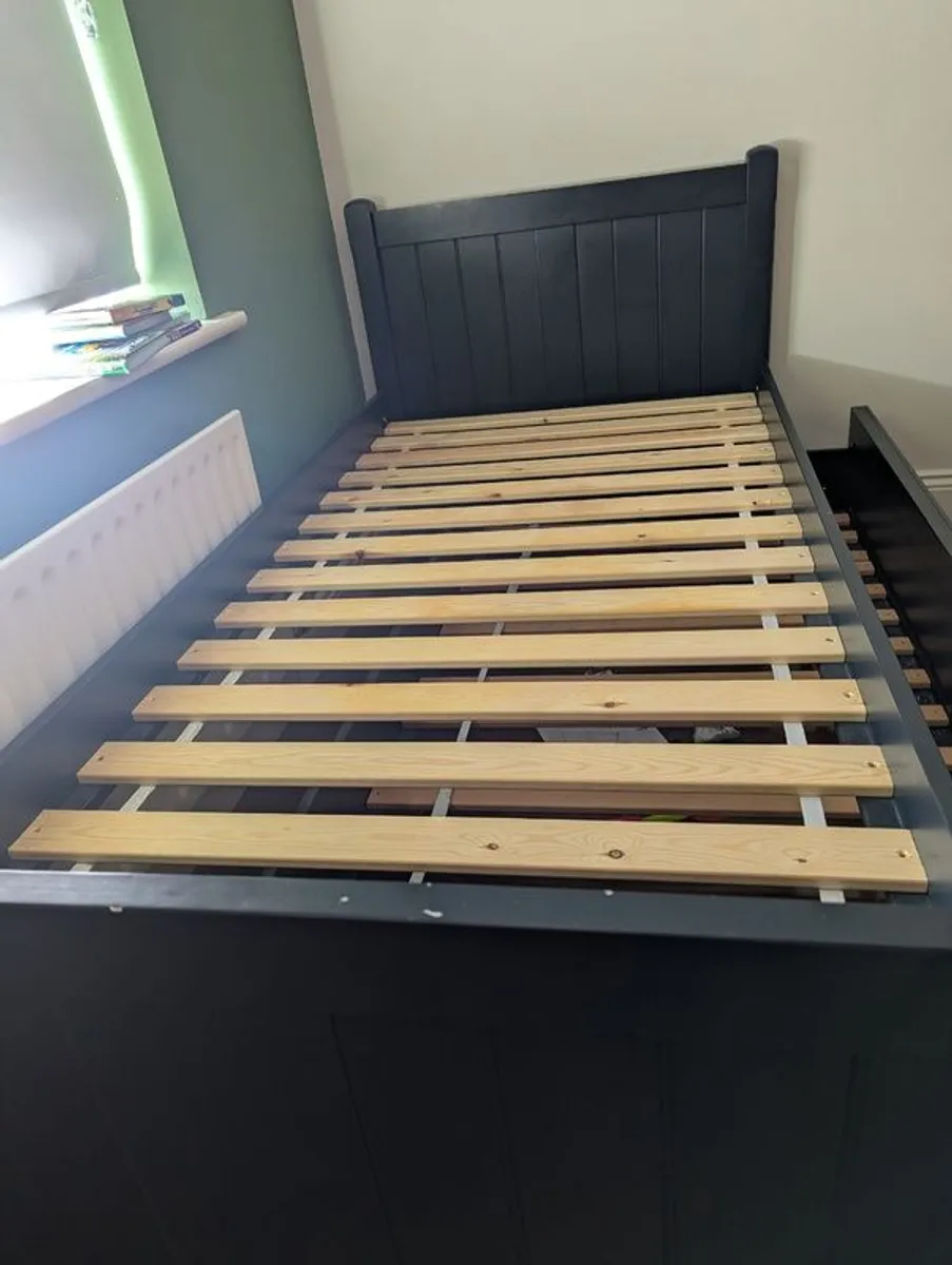 Charterhouse Children's single bed with pull out bed - Prussian Blue - Image 1