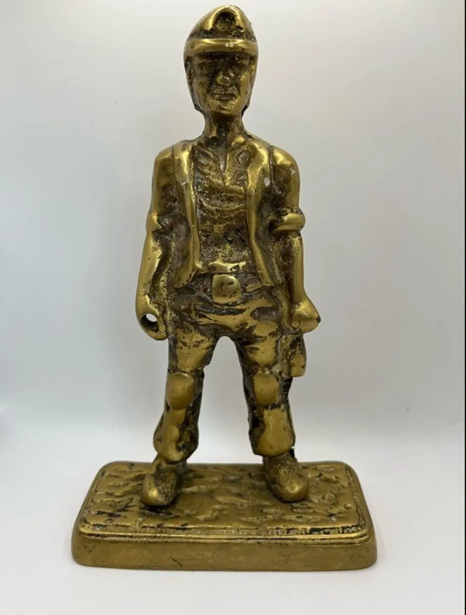 Solid brass figurine