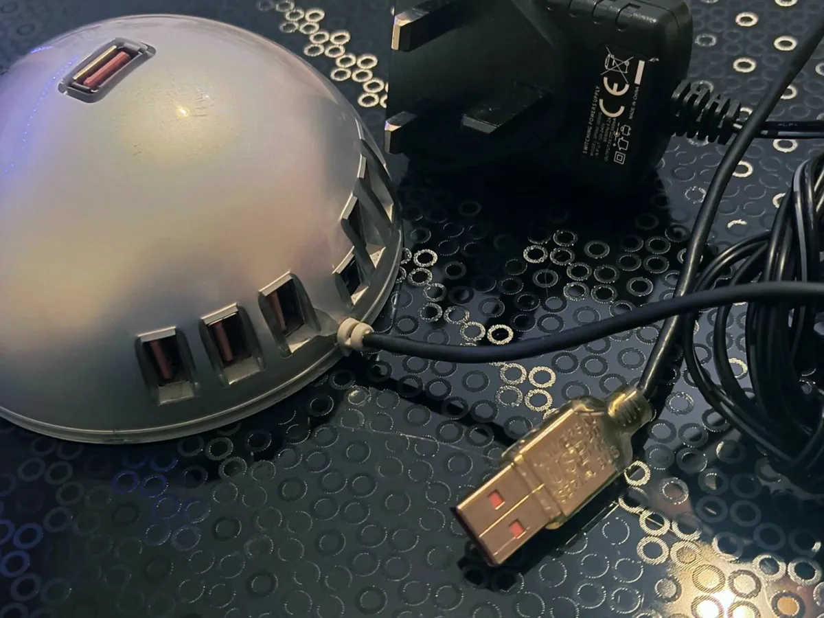 KENSINGTON USB HUB 7-PORT WITH AC WAL WART WORKS - Image 3