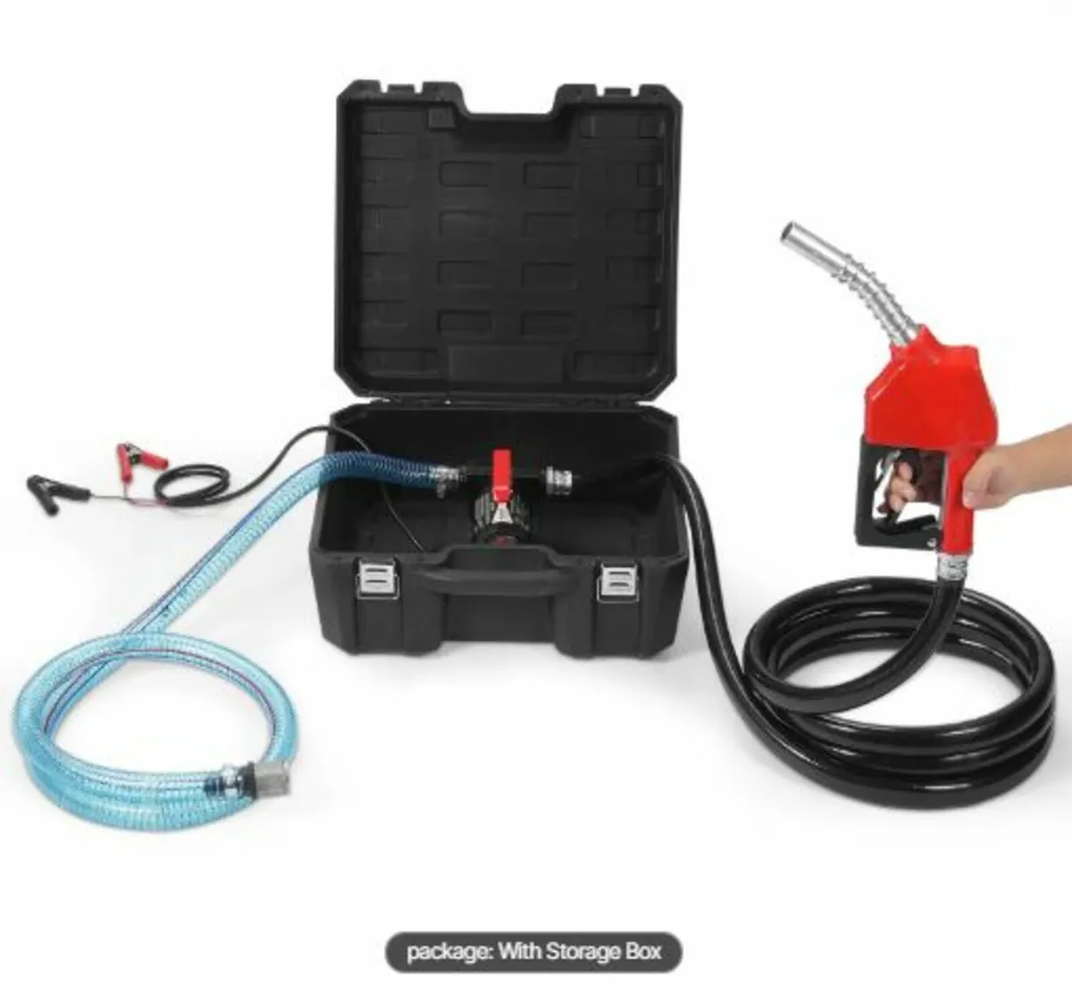 Fuel Transfer Pump,12V DC 38L/min(10 GPM)186W(1/4 - Image 1