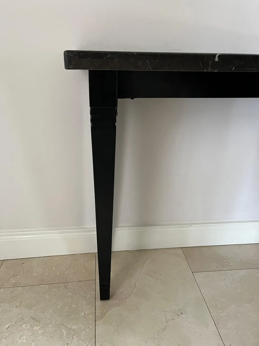 Marble table top solid wood - Image 2