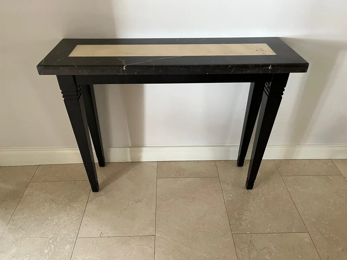 Marble table top solid wood - Image 3