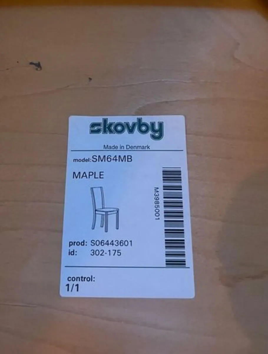 Skovby Table and 10 chairs - Image 2
