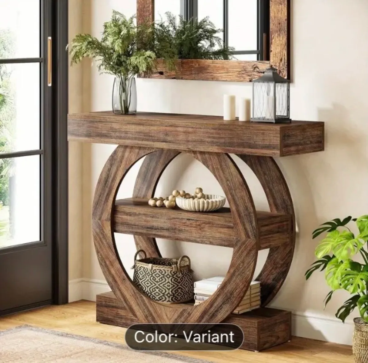 Modern console table free postage - Image 1