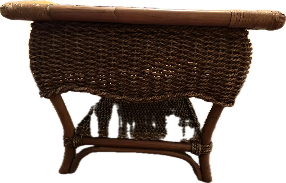 Rattan coffee Table - Image 1